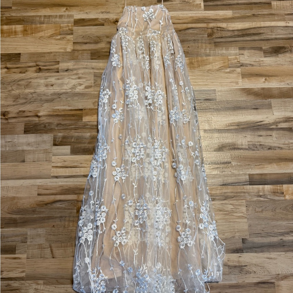 Elegant Floral Lace Kids Dress